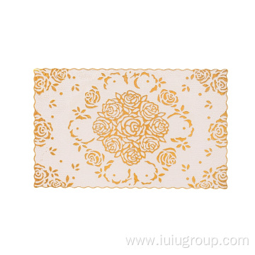 New Design Pattern Rectangle Lace Placemats